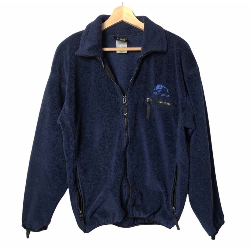 Vintage Full Zip Helly Hansen Fleece Jacket 90s S‎
